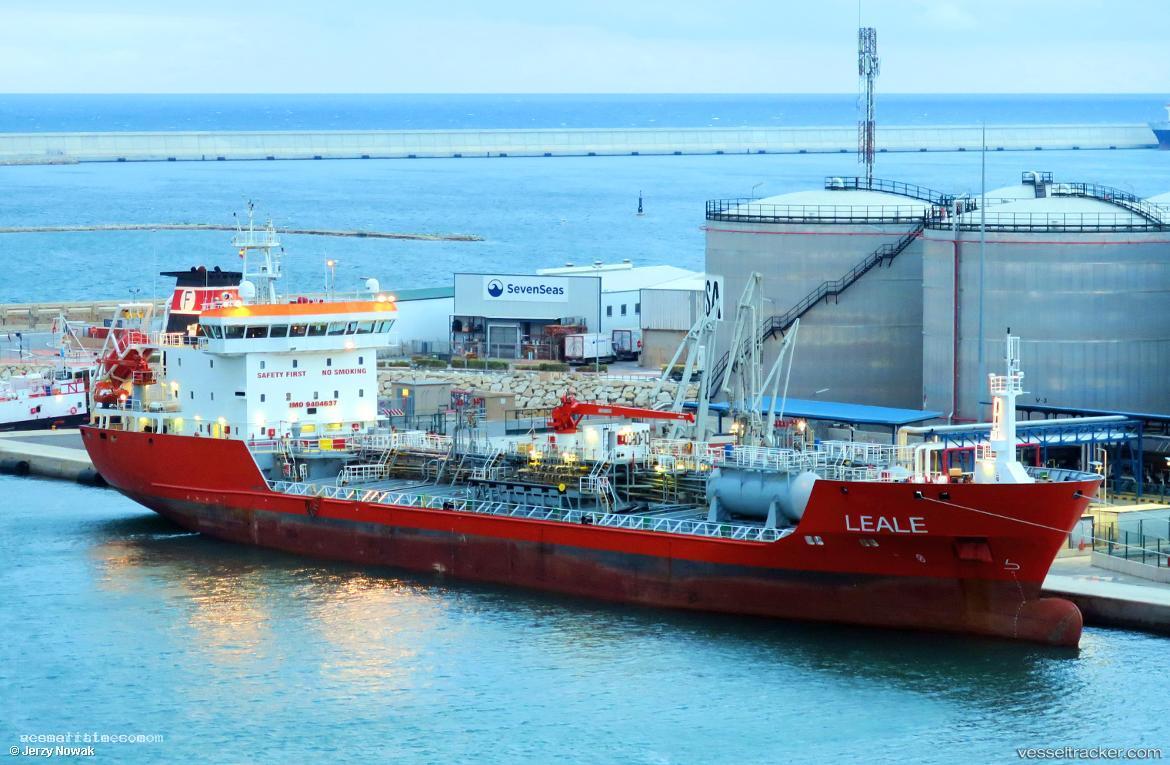 Leale - Chemical Oil Products Tanker vessel registered in Italy