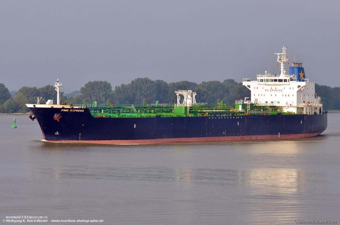 Pine-Express - Chemical Oil Products Tanker vessel registered in Hong Kong