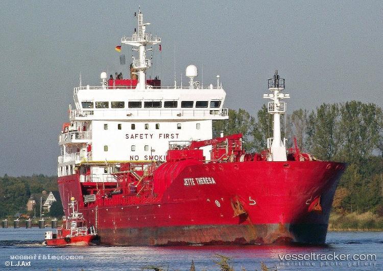 Jette-Theresa - Chemical Oil Products Tanker vessel registered in Denmark