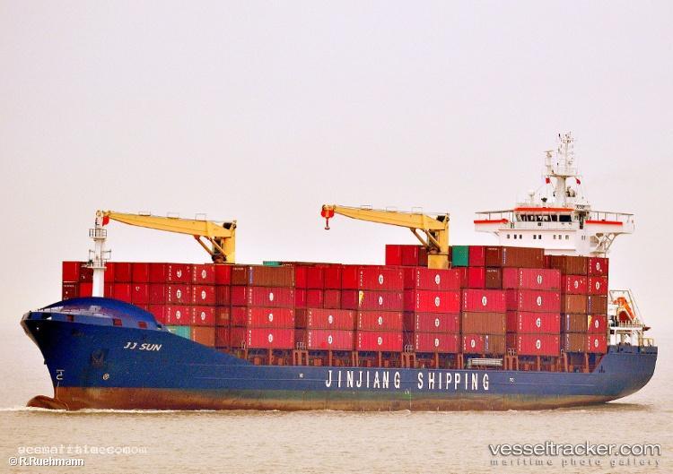 Jj-Sun - Container Ship vessel registered in Hong Kong
