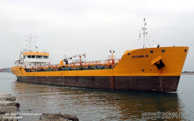Tatiana-B - Chemical Oil Products Tanker vessel registered in France