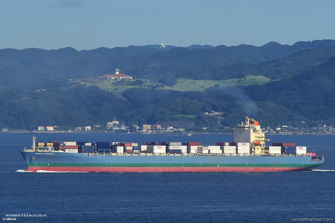 Seaspan-Emerald - Container Ship vessel registered in Hong Kong