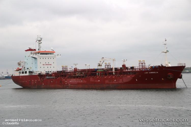 Keoje-Cordelia - Chemical Oil Products Tanker vessel registered in South Korea