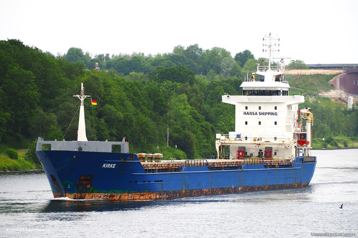 Kirke - Deck Cargo Ship vessel registered in Antigua and Barbuda