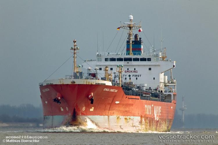 Ginga-Cheetah - Chemical Oil Products Tanker vessel registered in Panama