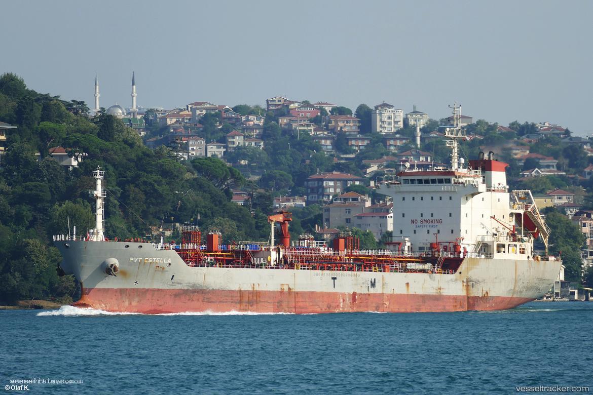 Pvt-Estella - Chemical Oil Products Tanker vessel registered in Panama