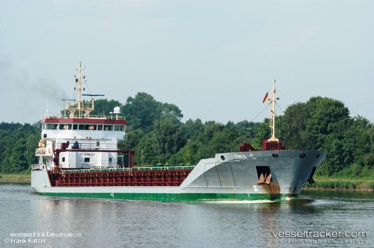 Tina-C - Multi Purpose Carrier vessel registered in United Kingdom