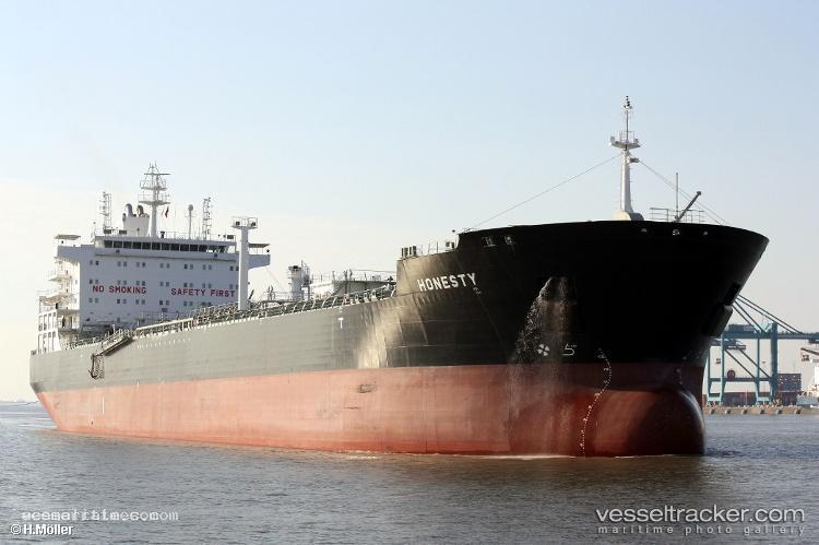 Honesty - Chemical Oil Products Tanker vessel registered in Liberia