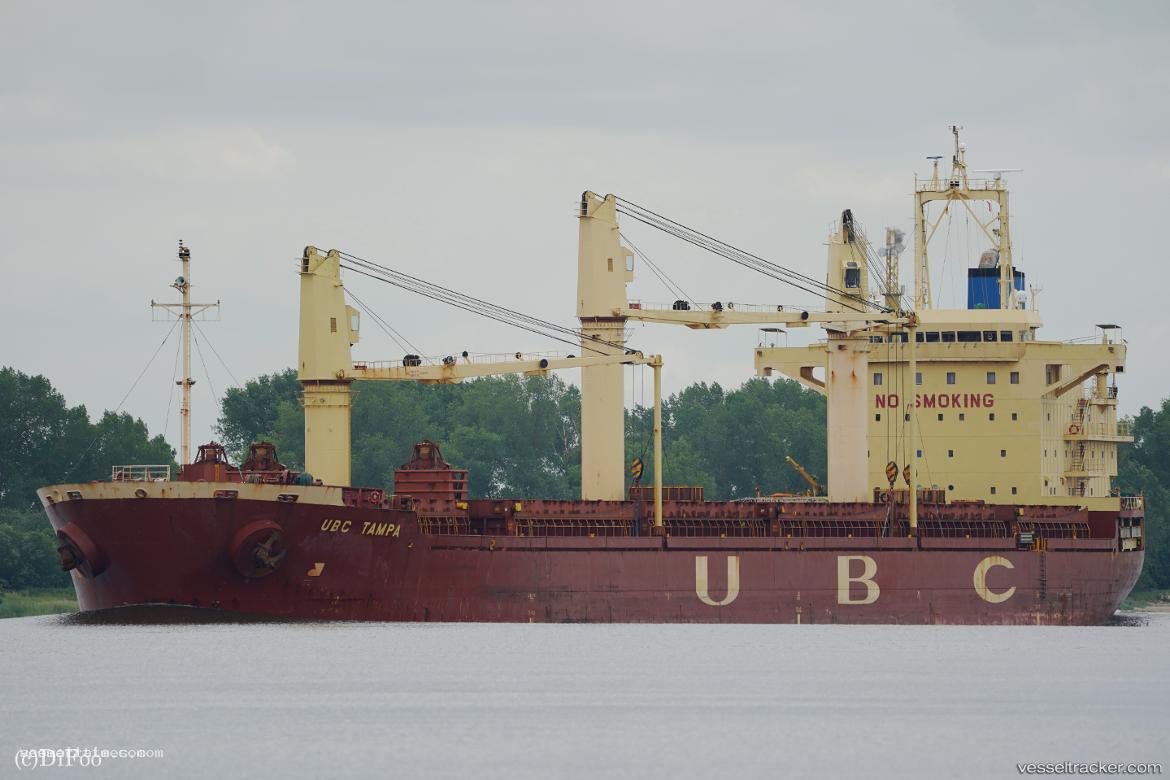 Ubc-Tampa - Multi Purpose Carrier vessel registered in Cyprus
