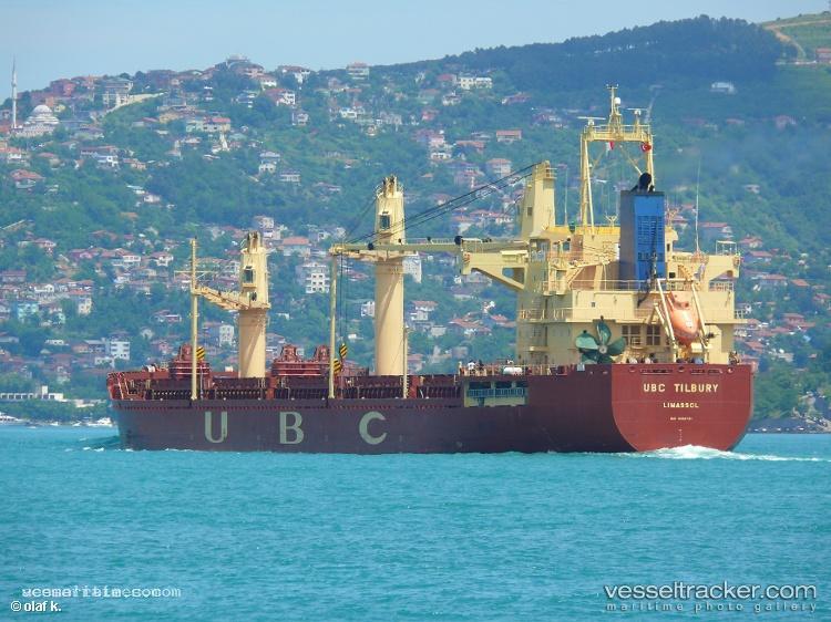 Ubc-Tilbury - Multi Purpose Carrier vessel registered in Cyprus