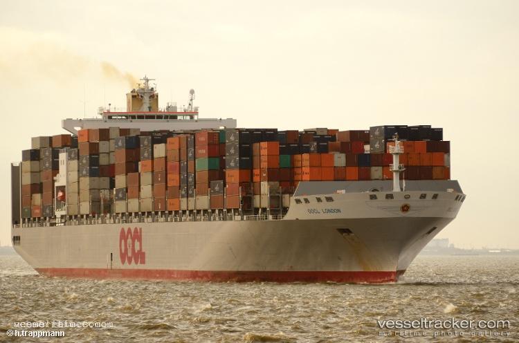 Oocl-London - Container Ship vessel registered in Hong Kong