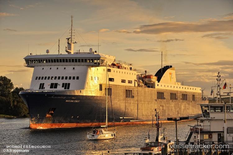 Stena-Flavia - Passenger Ro Ro Cargo Ship vessel registered in Denmark