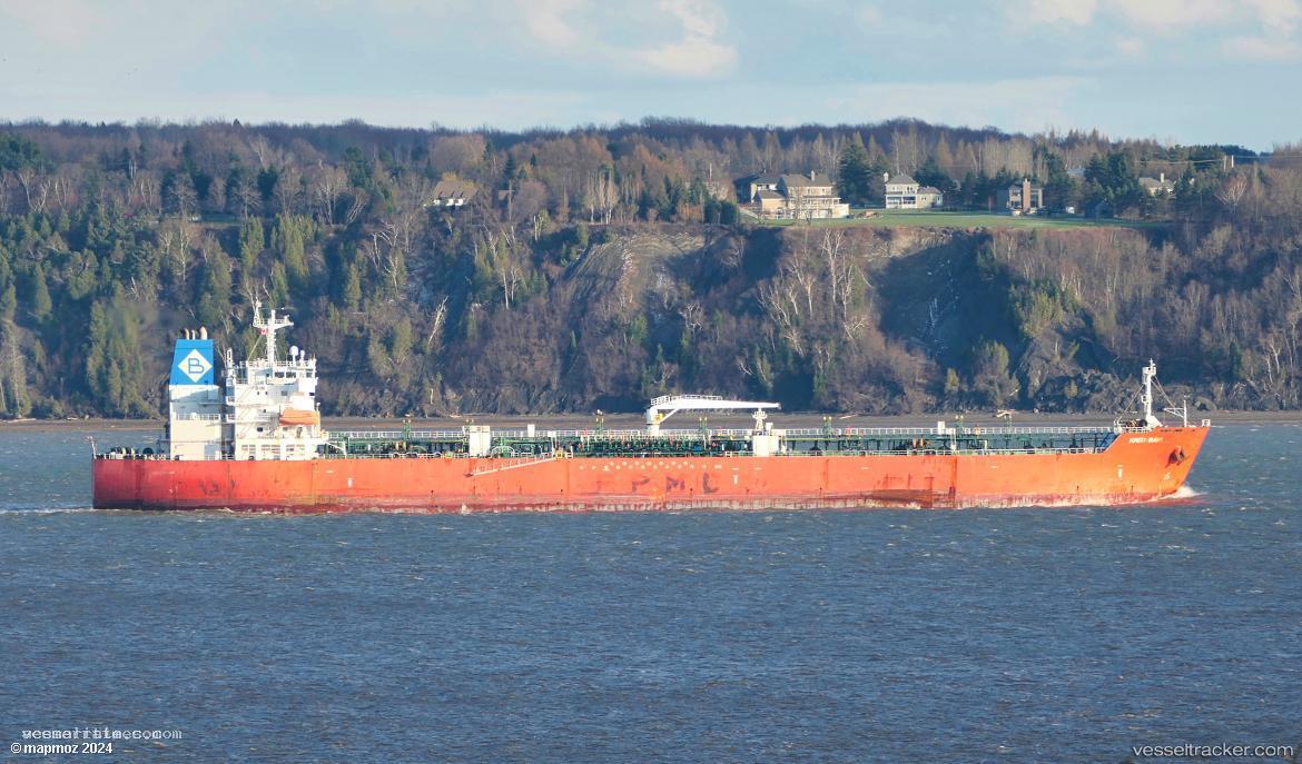 Kriti-Bay - Chemical Oil Products Tanker vessel registered in Liberia