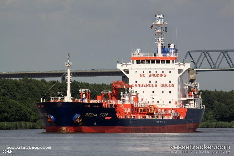 Aysen-Star - Chemical Oil Products Tanker vessel registered in Liberia