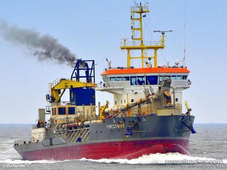 Crestway - Hopper Dredger vessel registered in Cyprus