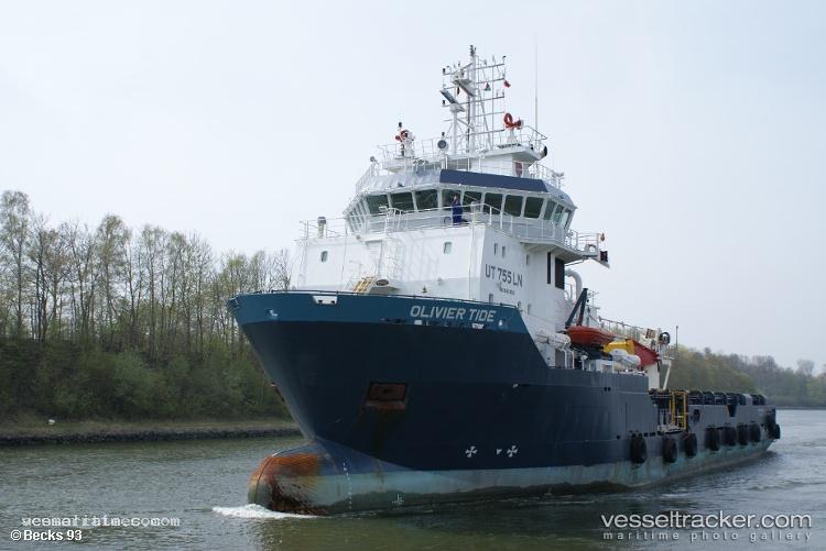Mv-Olivier-Tide - Offshore Tug Supply Ship vessel registered in Liberia