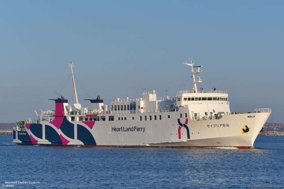 Cypria-Soya - Passenger Ro Ro Cargo Ship vessel registered in Japan