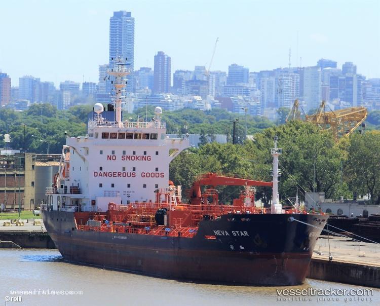 Neva-Star - Chemical Oil Products Tanker vessel registered in Liberia