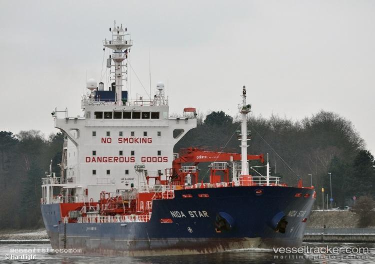 Nida-Star - Chemical Oil Products Tanker vessel registered in Liberia
