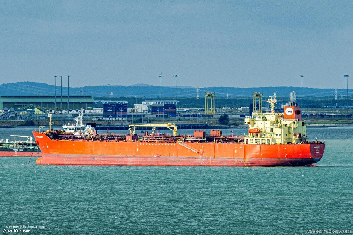 Grand-Ace7 - Chemical Oil Products Tanker vessel registered in Panama