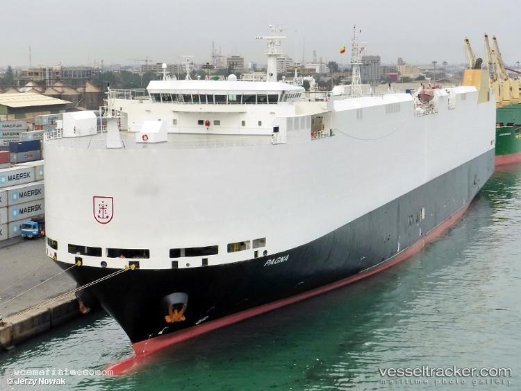 Pagna - Vehicles Carrier vessel registered in Marshall Islands