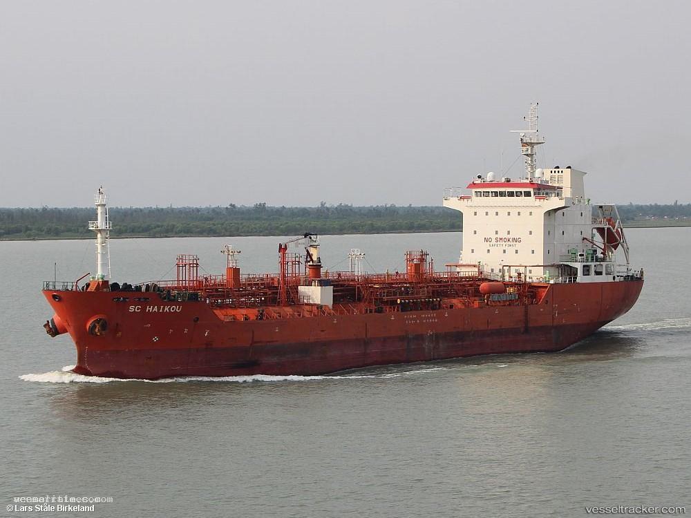 Sc-Haikou - Chemical Oil Products Tanker vessel registered in Hong Kong