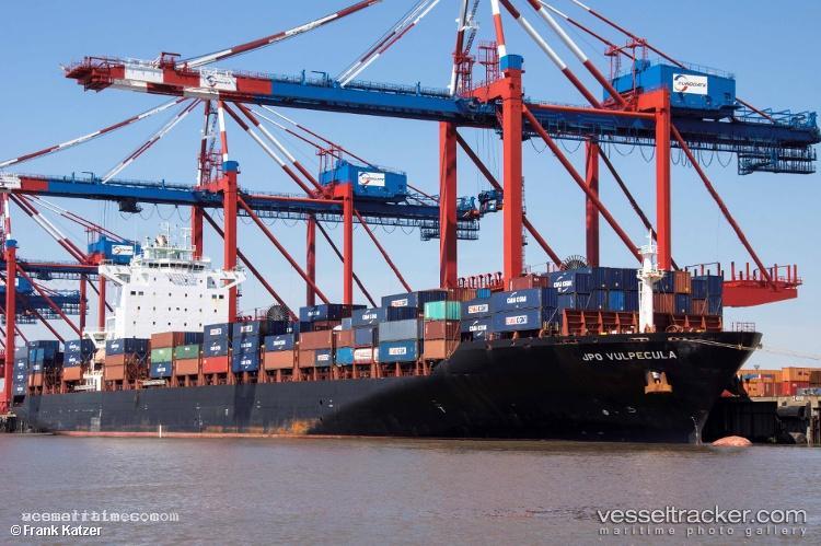 Vulpecula - Container Ship vessel registered in Liberia