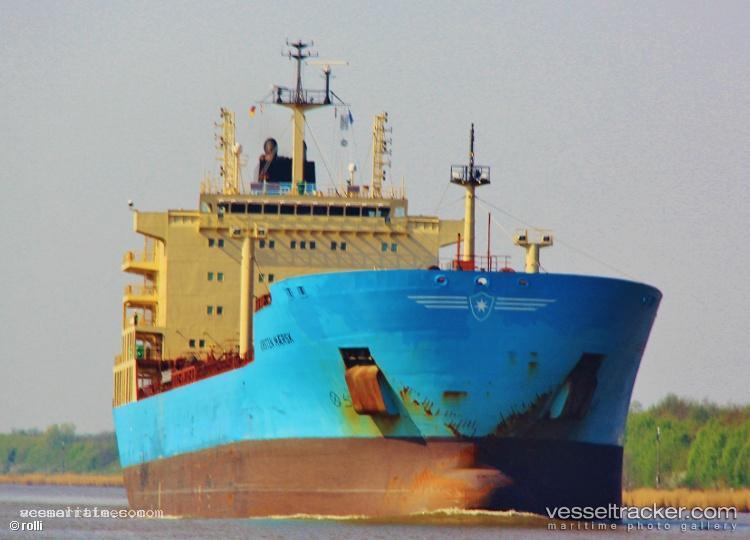 Kirsten-Maersk - Chemical Oil Products Tanker vessel registered in Denmark