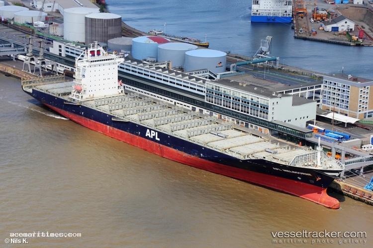 Anl-Otago - Container Ship vessel registered in Liberia