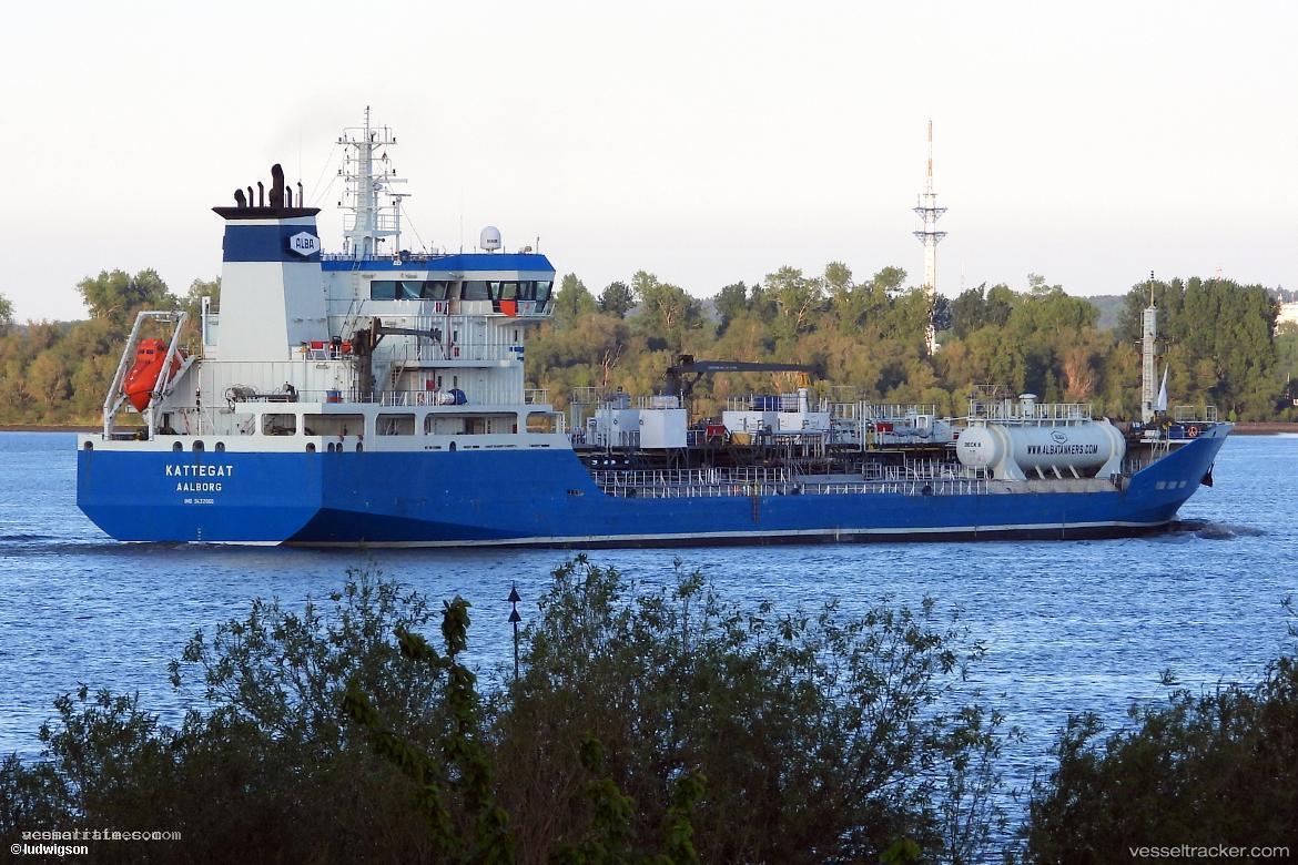 Kattegat - Chemical Oil Products Tanker vessel registered in Denmark