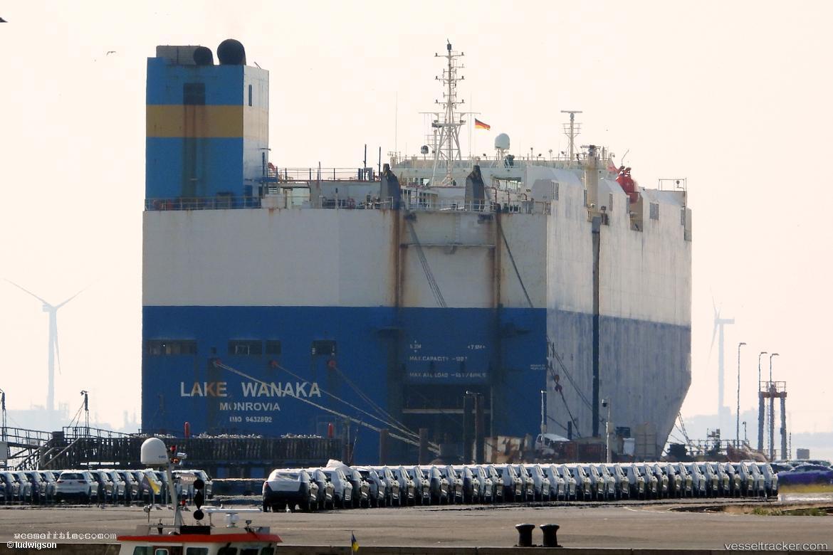 Lake-Wanaka - Vehicles Carrier vessel registered in Liberia