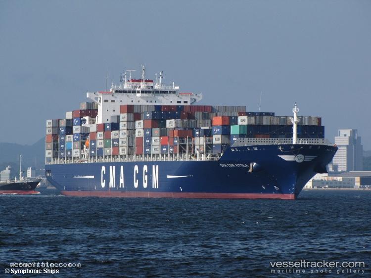 Cma-Cgm-Attila - Container Ship vessel registered in Malta