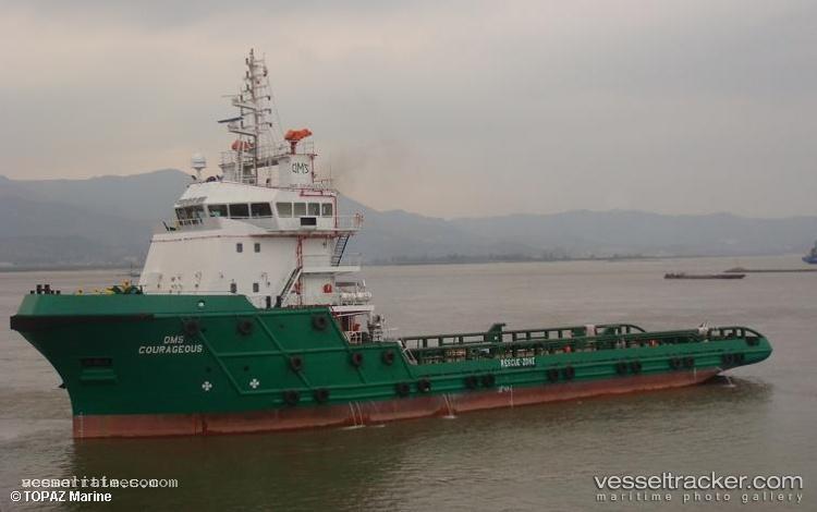 Dms-Courageous - Offshore Tug Supply Ship vessel registered in Marshall Islands