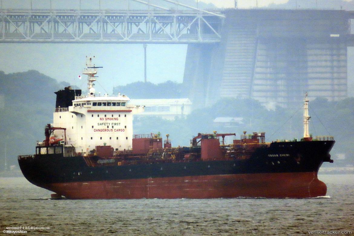 Onsan-Chemi - Chemical Oil Products Tanker vessel registered in Marshall Islands