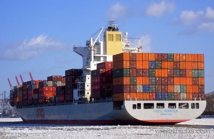 Oocl-Norfolk - Container Ship vessel registered in Hong Kong