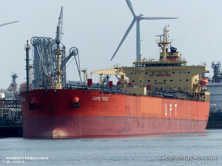 Cape-Tees - Chemical Oil Products Tanker vessel registered in Marshall Islands