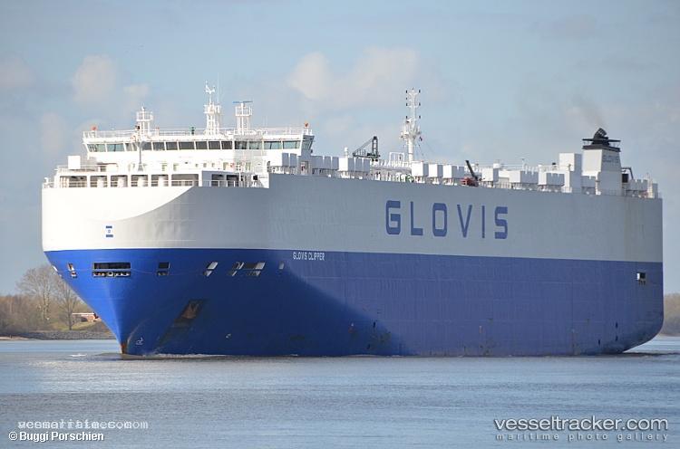 Glovis-Clipper - Vehicles Carrier vessel registered in Bahamas