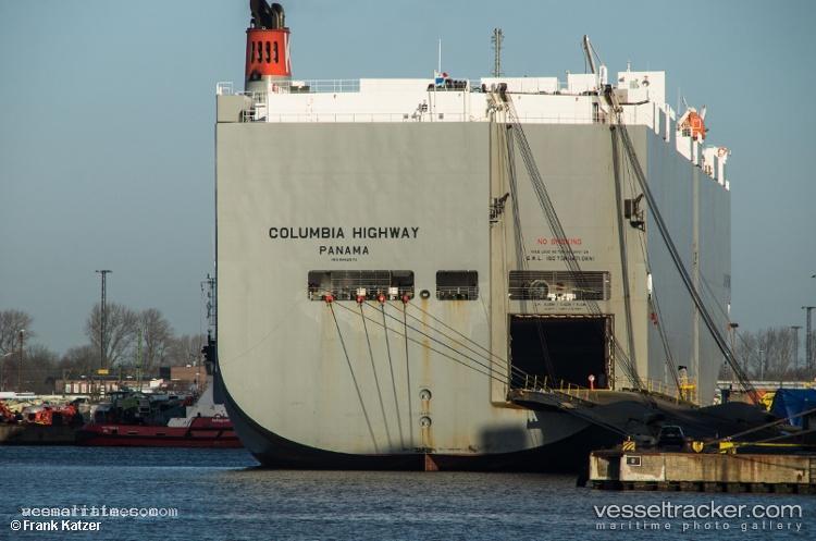 Columbia-Highway - Vehicles Carrier vessel registered in Panama