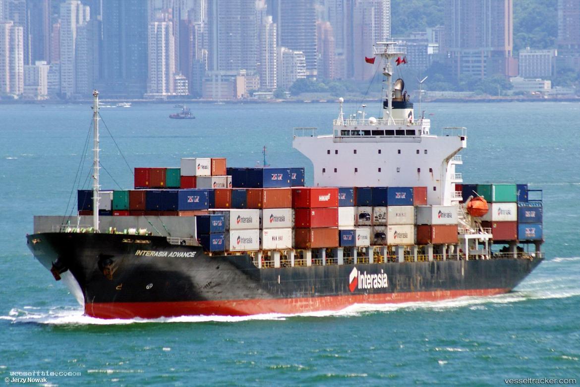 Interasia-Advance - Container Ship vessel registered in Singapore