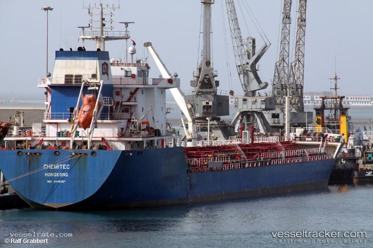 Chemitec - Chemical Oil Products Tanker vessel registered in Hong Kong