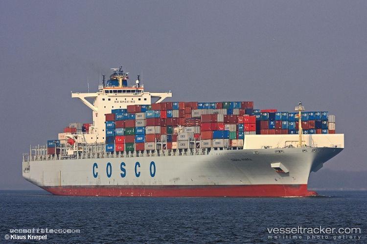 Cosco-Korea - Container Ship vessel registered in Hong Kong