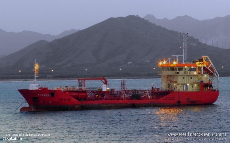 Cipreia - Chemical Oil Products Tanker vessel registered in Cape Verde