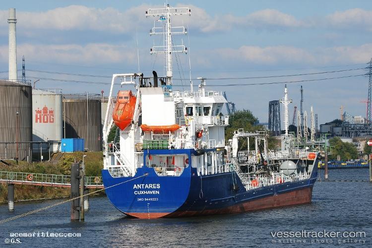Antares - Chemical Oil Products Tanker vessel registered in Portugal