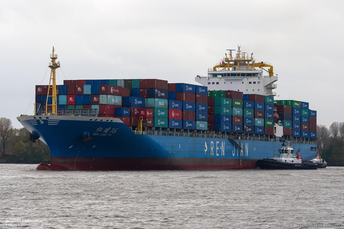Ren-Jian-16 - Container Ship vessel registered in China