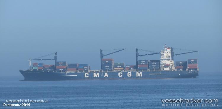 Cma-Cgm-Africa-Three - Container Ship vessel registered in Bahamas