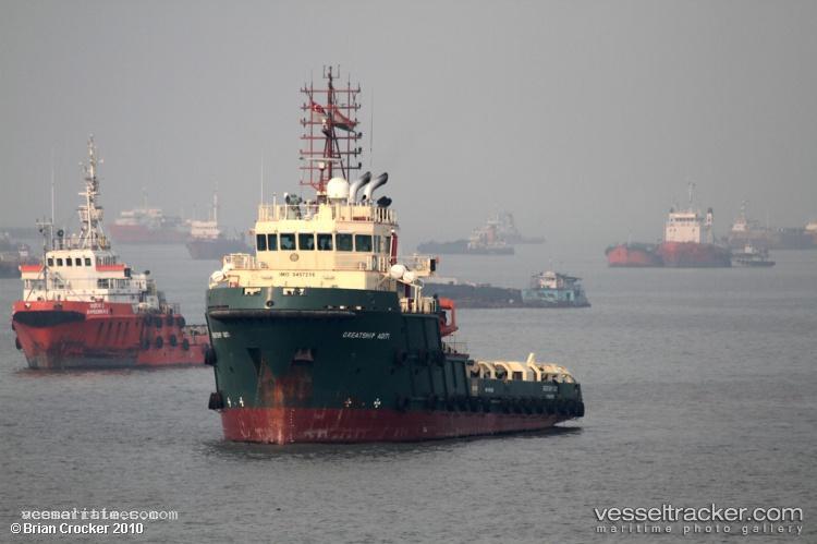 Greatship-Aditi - Offshore Tug Supply Ship vessel registered in India