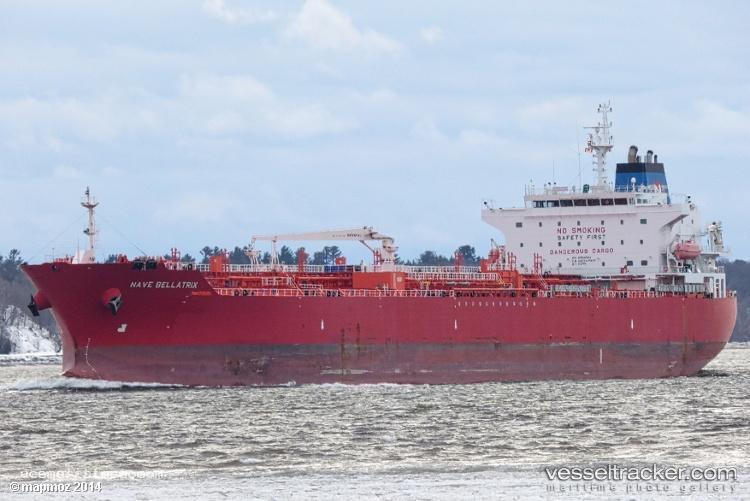 Nave-Bellatrix - Chemical Oil Products Tanker vessel registered in Panama