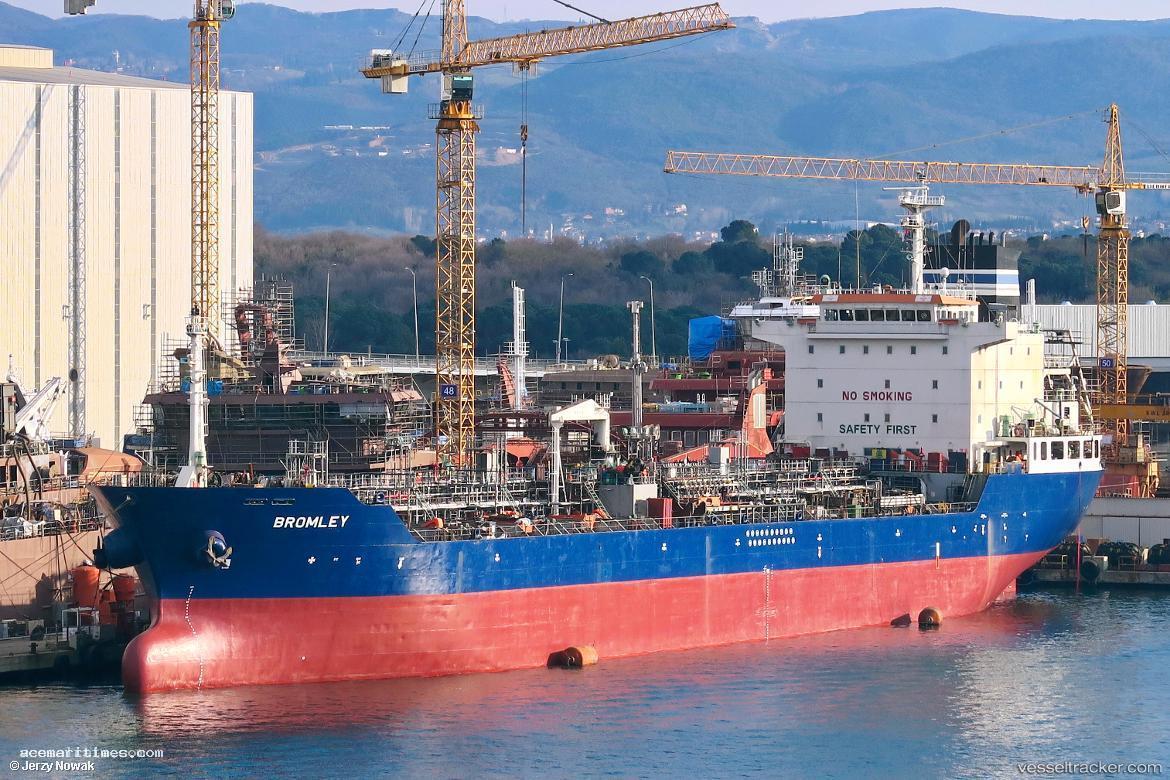 Bromley - Chemical Oil Products Tanker vessel registered in Liberia