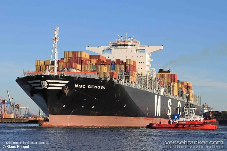 Msc-Genova - Container Ship vessel registered in Germany