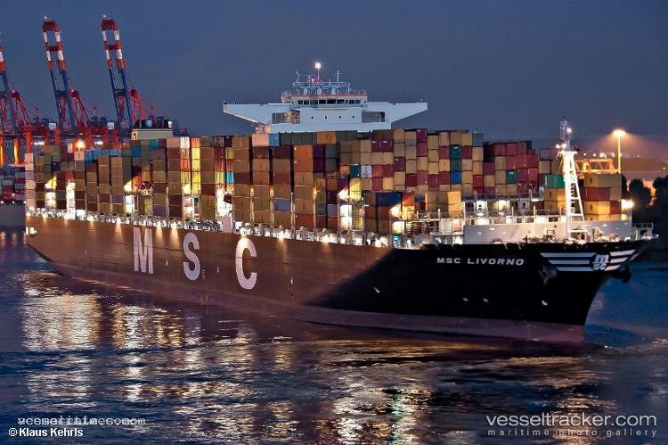 Msc-Livorno - Container Ship vessel registered in Germany